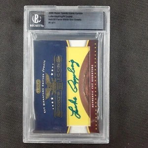 2009 Razor Sports Icons Hall Of Fame Cut Auto Luke Appling Al Lopez 1/1 BGS Auth - Picture 1 of 2
