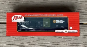 ATLAS 1/87 HO B.C. RAILWAY 53' DOUBLE PLUG DOOR BOX CAR # 800417 # 20006768 F/S - Bild 1 von 8