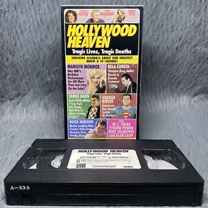 Hollywood Heaven VHS 1989 Documentary Bela Lugosi Marilyn Monroe James Dean Film