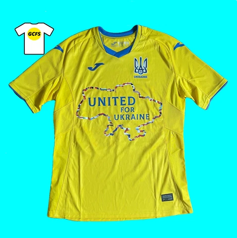 UKRAINE NATIONAL TEAM MATCH WORN/ISSUE VS EMPOLI FOOTBALL SHIRT #14 Buyalsky SzM Cover