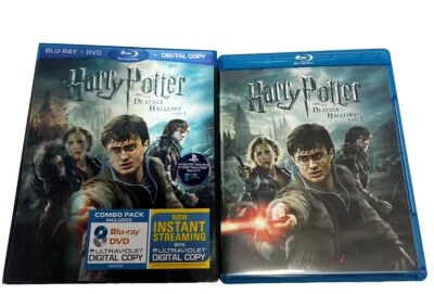 Harry Potter and the Deathly Hallows - Part 2 (Blu-ray+DVD) - CIB - Like New - Image 1 of 4