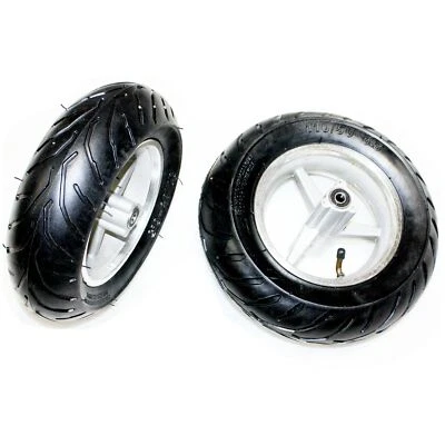 90/65 - 6.50 Front + 110/50 - 6.50 Rear Wheel Tyre Tire 49cc Pocket Rocket Bike - Image 1 of 4
