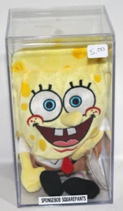 COLECCIONABLE 2004 8" TY GORRO BEBÉ BOB ESPONJA PANTALONES CUADRADOS PELUCHE JUGUETE MWMTs + ESTUCHE - Imagen 1 de 2