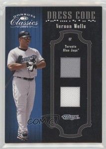 2005 Donruss Classics Dress Code Combo Materials /50 Vernon Wells #CD-28
