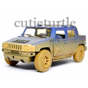 Coche de juguete diecast Kinsmart KT5097DY 2005 Hummer H2 SUT 1:36 azul fangoso - Imagen 1 de 3
