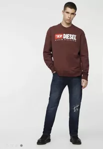 Diesel Safado Herren Regular Slim Gerade Jeans CN012 dunkelblau Denim W30-L32 - Bild 1 von 6