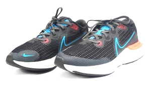 Nike Renew Run (GS) Unisex 6.5Y Black/Laser Blue-Laser Crimson CT1430-090 - Picture 1 of 14