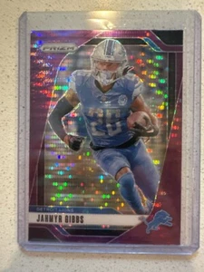 Jahmyr Gibbs Purple Prizm 2024 Panini Prizm Football #93 Detroit Lions - Picture 1 of 2