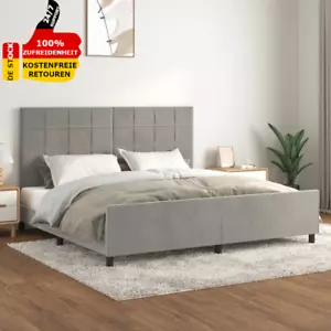 ✅ Boxspringbett Mit Kopfteil Doppelbett 200X200 Cm Bett Bettgestell Polsterbett - Bild 1 von 12