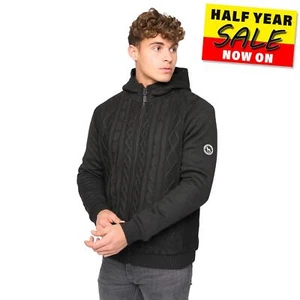 Cárdigan con cremallera informal cálido cómodo Bewley & Ritch Tonbridge para hombre - Imagen 1 de 5
