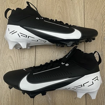Nike Vapor Edge Pro 360 2 Black White Size 14 Men's Football Cleats - Image 1 of 4