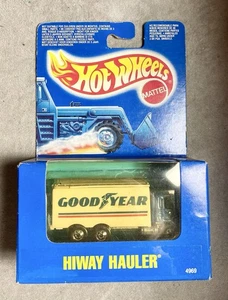 Vintage 1990 Hot Wheels International Card Hiway Hauler Goodyear Blackwall #4969 - Picture 1 of 3