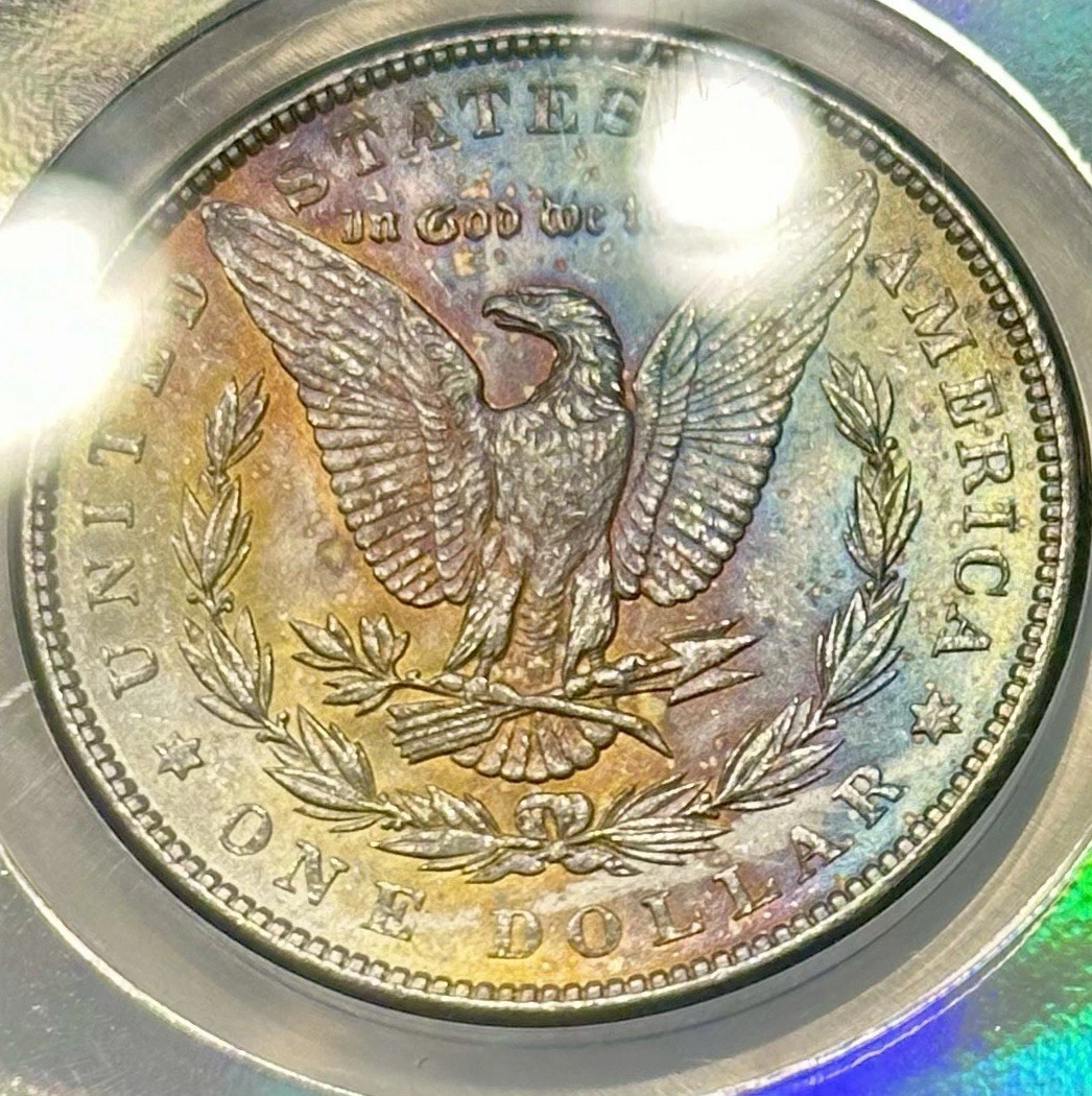 MS 62 Graded 1886 Year Morgan US Dollars (1878-1921) for