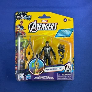 VENOMIZED LOKI Marvel Comics VenomVersus Hasbro 4" Avengers Action Figure - Picture 1 of 5