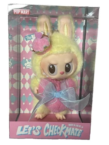 Pop Mart Labubu Let's Checkmate RARO Peluche Amarillo/Rosa SIN ABRIR NUEVO - Imagen 1 de 5