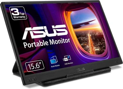 ASUS ZenScreen MB166B Portable USB 3.2 15.6-inch Full HD Monitor - Image 1 of 4