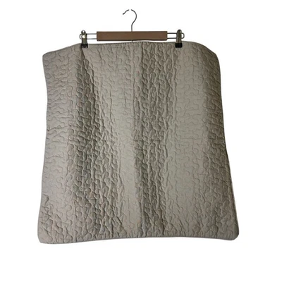 Juego de 2 fundas de almohada cuadradas EURO acolchadas marrón tostado IKEA Alina Foto 1 de 4