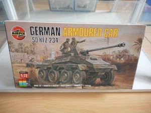 Modelkit Airfix German Armoured Car SD. KFZ. 234 on 1:72 in Box - Picture 1 of 1