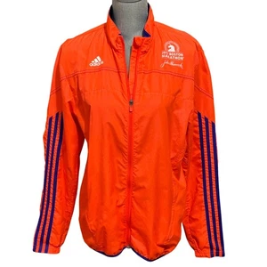 Adidas Boston Marathon 2015 Windbreaker - Größe S - orange Jacke - Bild 1 von 9