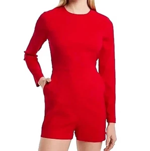 Neu mit Etikett Express Langarm Rundhalsausschnitt Krepp Strampler Größe 8 - Bild 1 von 2