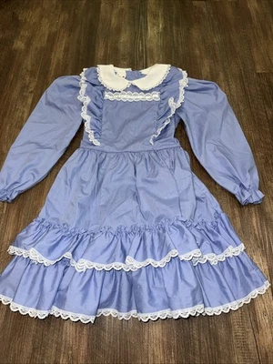 Vestido de Fiesta Vintage Niña Púrpura Giro Talla 7 Winnie The Pooh Walt Disney Usado en Excelente Condición Foto 1 de 4