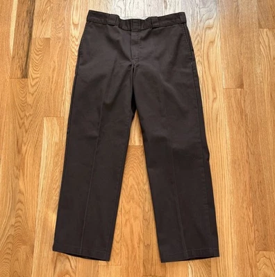 Dickies Vintage Y2K 874 Original Fit Brown Workwear Pants Twill Size 36x30 - Image 1 of 4