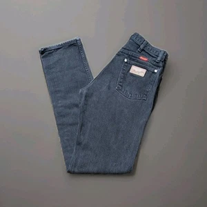 Jeans ajustados vintage Wrangler 14MWZWK corte vaquero talla 11x36 negros EE. UU. Western - Imagen 1 de 9