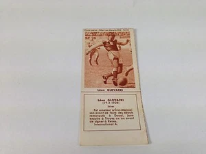 FOOTBALL BISCUITS REM REIMS LEON GLOVACKI 50s NO PANINI SOCCER - Imagen 1 de 1