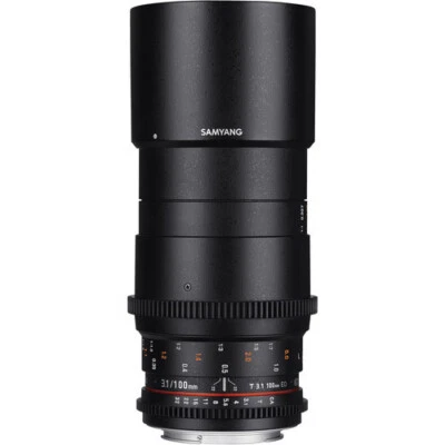 Lente macro cine Samyang 100 mm T3.1 f2.8 ED UMC Sony FE SYDS100M-NEX Foto 1 de 4