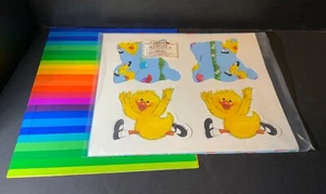VTG Current Gift Wrap Wrapping Paper Suzy’s Zoo & Rainbow 2 Gift Cards Easter - Picture 1 of 5