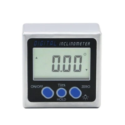 Metal Digital Protractor Inclinometer Angle Finder With Magnetic Base - Image 1 of 4