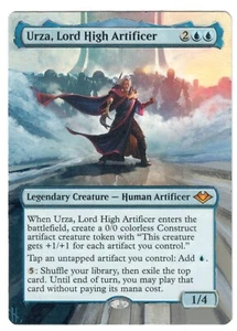 Urza Lord High Artificer Full Art Altered MTG Magic EDH CEDH Competitive Blue - Picture 1 of 1
