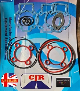 fits: PIAGGIO NRG 50 LC 2001-2018 NEW TOP END ENGINE GASKET SET HEAD GASKET UK - Picture 1 of 3