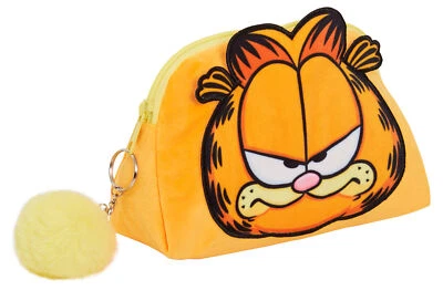 Garfield Make Up Bag for Women Teens Cat Cosmetic Toiletries Bag Pencil Case - Image 1 of 4