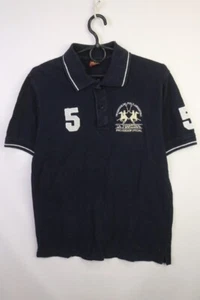 La Martina Poloshirt blau Kragen Kurzarm Medium Wash M - Bild 1 von 11