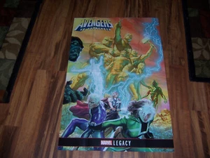Marvel Legacy Promo Poster Avengers No Surrender From 2017 - Picture 1 of 3