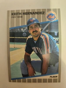 1989 FLEER KEITH HERNANDEZ #37 NM - Picture 1 of 1