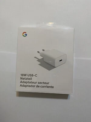 Genuine Google pixel fast charger 18w USB-C EU plug - Image 1 of 3