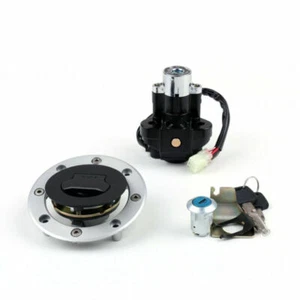 Ignition Switch Lock & Fuel Gas Cap Key Set For Suzuki SV650 GSX1400 DL650 MU - Picture 1 of 4