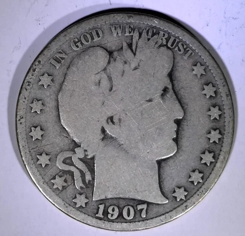 1907 O Barber Half Dollar   {{{1523 Cover