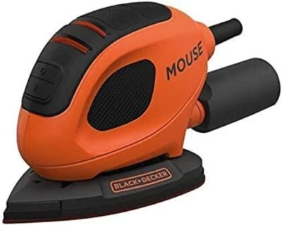 BLACK + DECKER BLACK+DECKER 55 W Detail Mouse Electric Sander with 6 Sanding Sheets, BEW230-GB