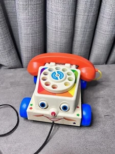 Fisher Price Flashback Chatter Telefono Pull Toy 2009 Toy Story - Foto 1 di 11