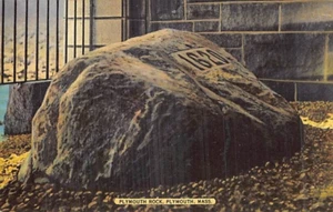Postcard MA: Plymouth Rock, Plymouth, Massachusetts - Picture 1 of 2