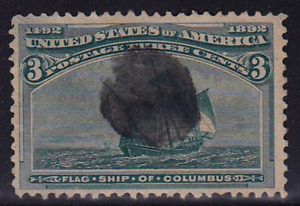 United States #232 Used Columbian 3 cent from Collection R32