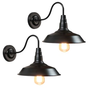 Bathroom Vanity Light Fixture 2 PCS Barn LED Wall Lamp Sconce Modern Living Room - Picture 1 of 19