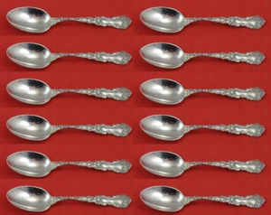 Imperial Chrysanthemum by Gorham Sterling Silver Teaspoon Set 12pc 5 3/4" - Picture 1 of 4