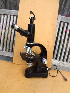 Microscope vintage Leitz Wetzlar M SM-D-LUX avec objectifs - Photo 1/19