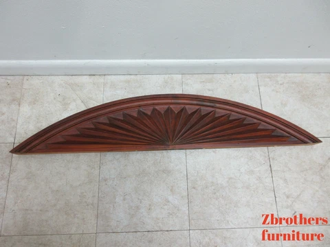 Ethan Allen British Classics Sunburst Curio Cabinet Hutch Crest Cover
