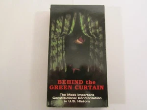 VHS Documentary BEHIND THE GREEN CURTAIN 1995 Most Important Constit... [10P8] - Picture 1 of 2