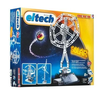 Eitech Deluxe Solar Metal Construction Building Set Toy 210 Parts C78 - Image 1 of 4